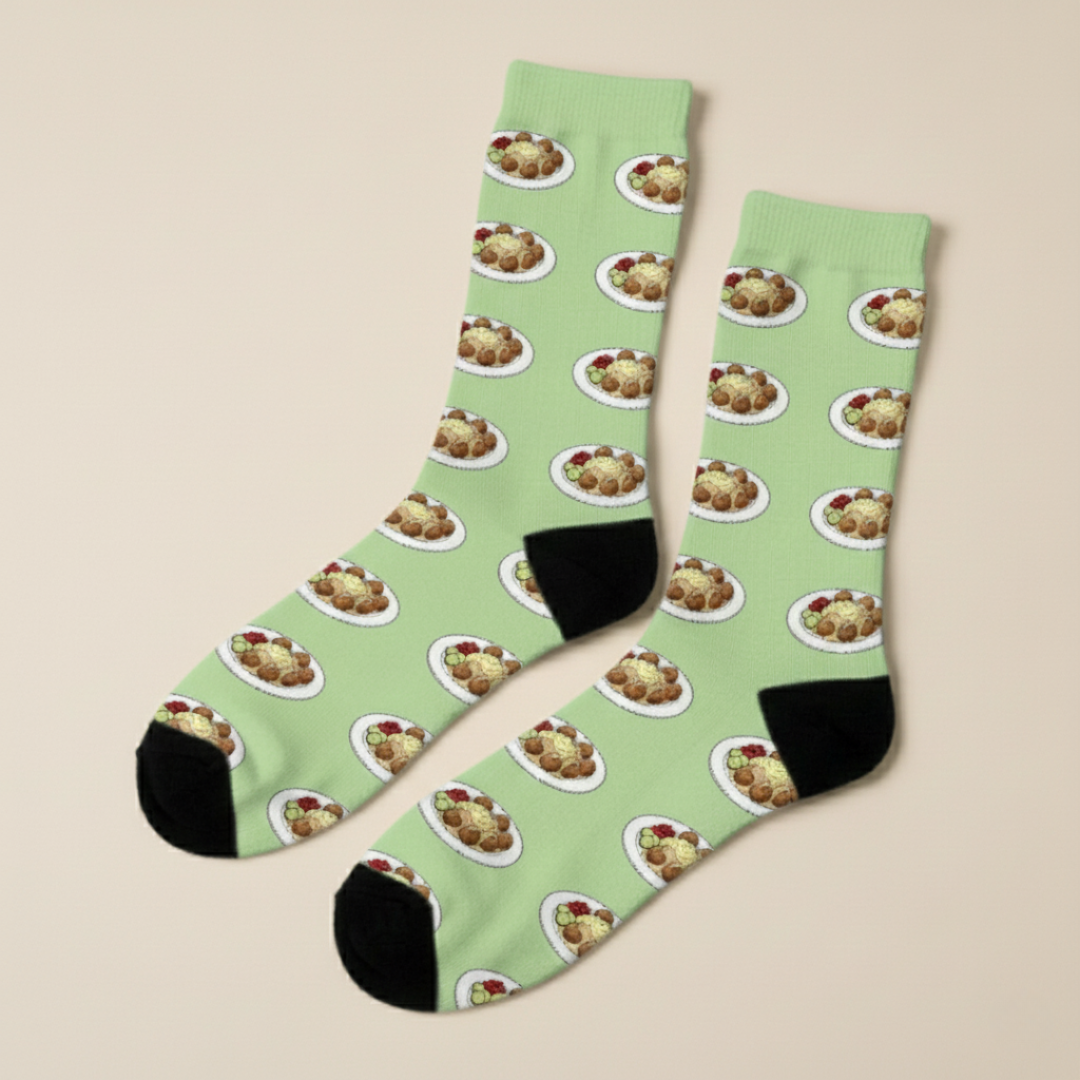 SweSocks strumpor - Köttbullar & moset