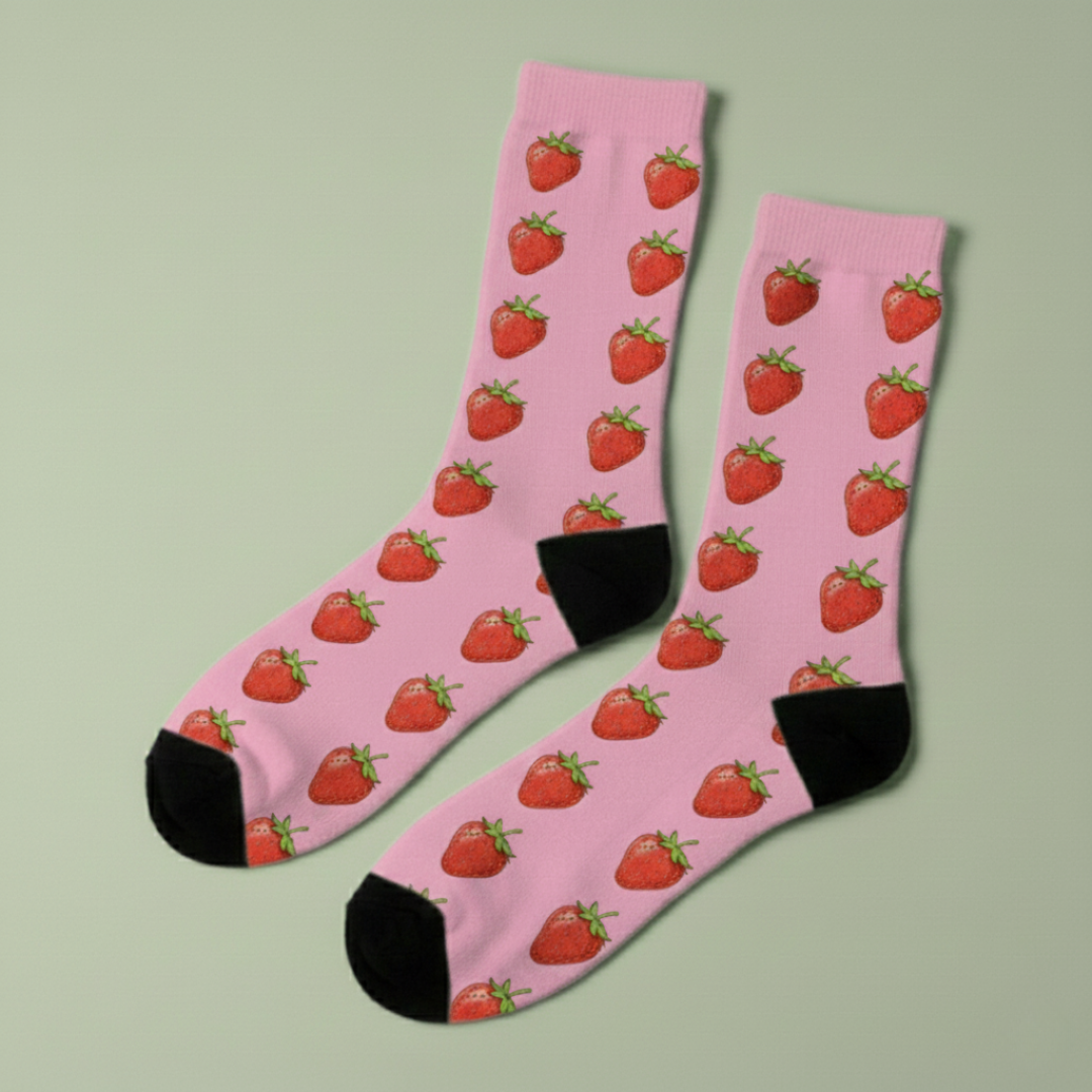 SweSocks strumpor - Jordgubben